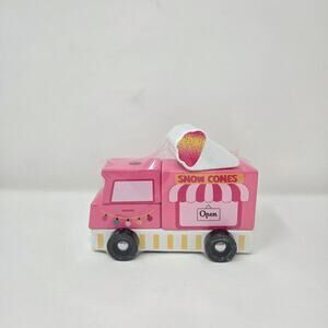 Snow Cone Wood Blocks Stacking Truck